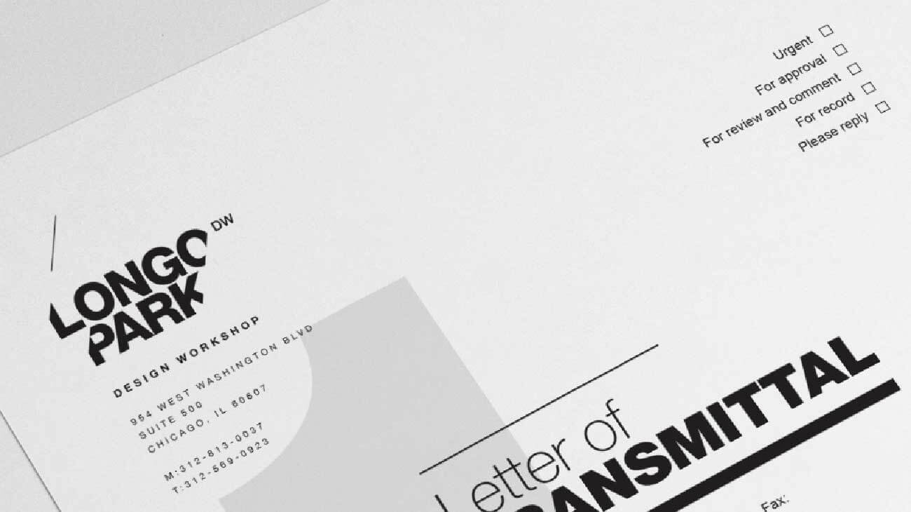 longo park letter of transmittal