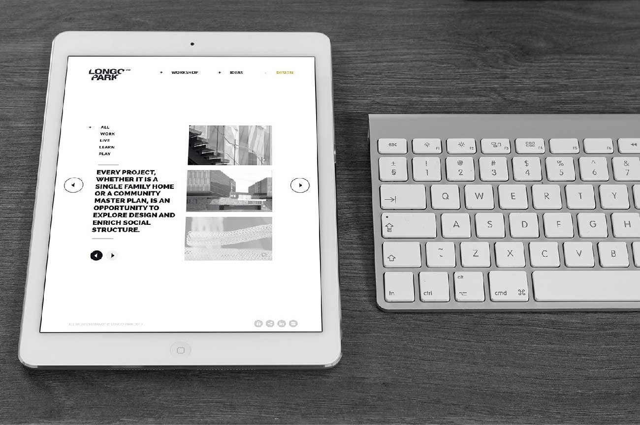 longo park tablet view