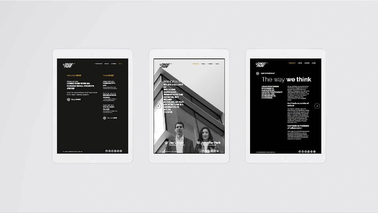 longo park tablet view