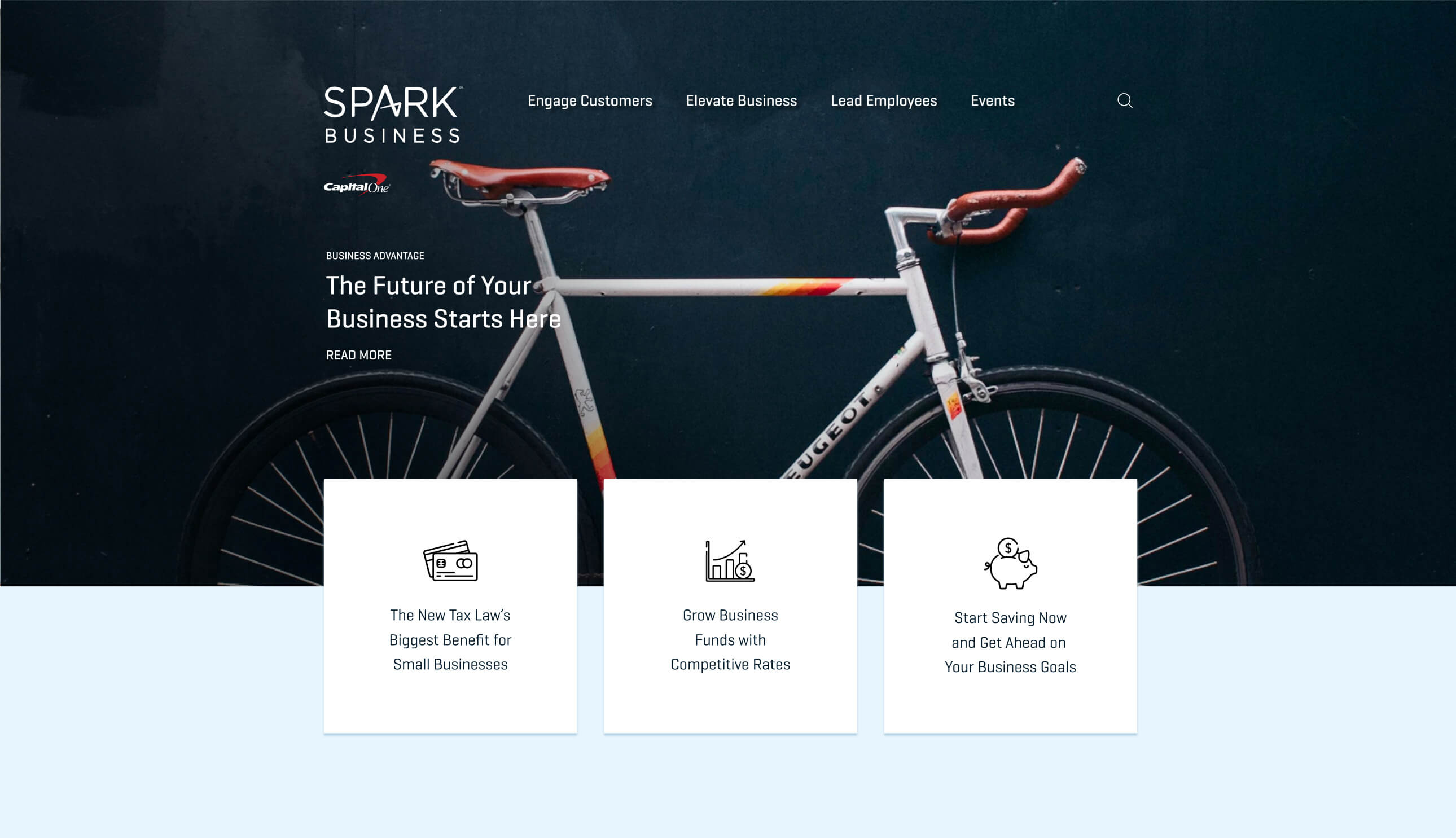 capital one spark website
