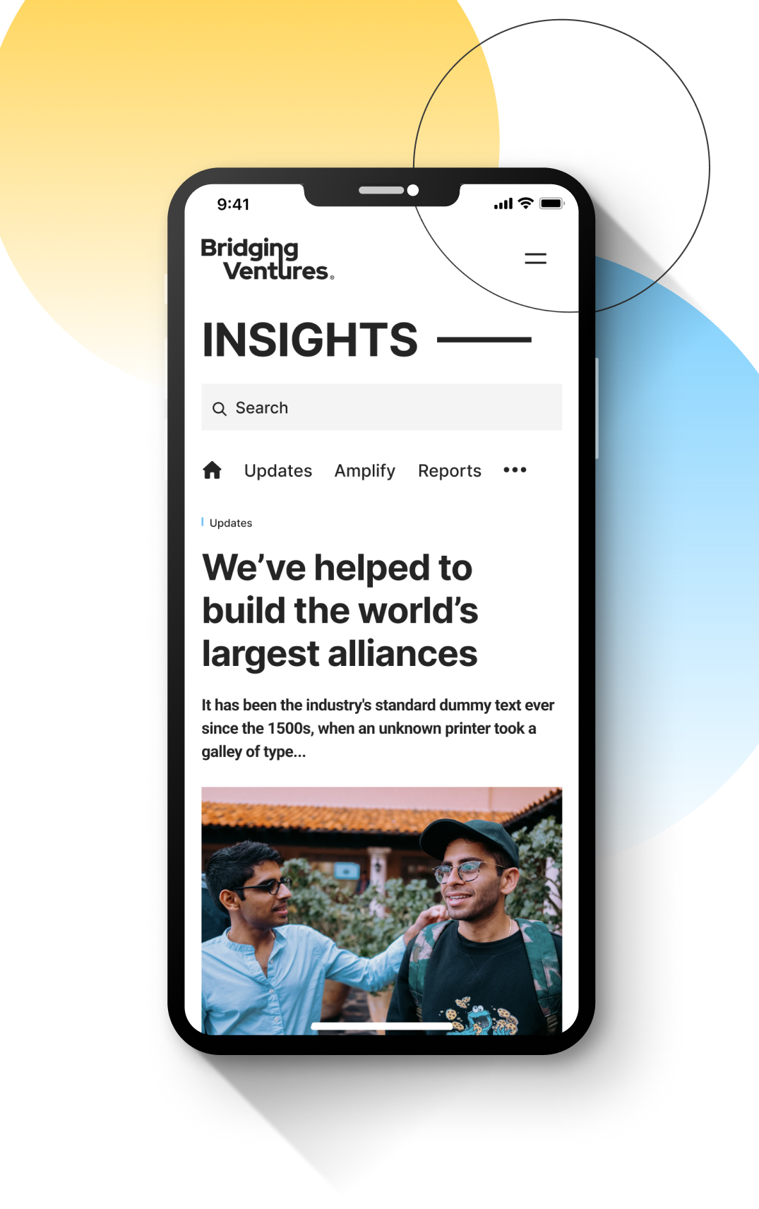 Bridging Ventures - CSS Winner Site of The Day story size